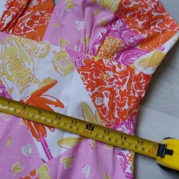 LILLY PULITZER Nightlife Fire Fly dress glow dark - Picture 5 of 16